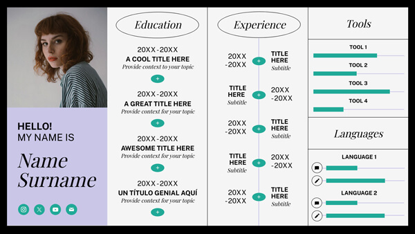 interactive-resume-templates-genially